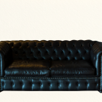 Leather bLack Sofa