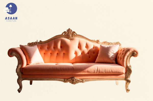 Royal Orange Sofa